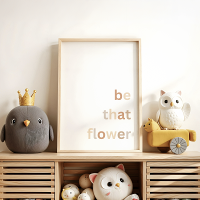 Be That Flower - תמונה לחדר ילדים